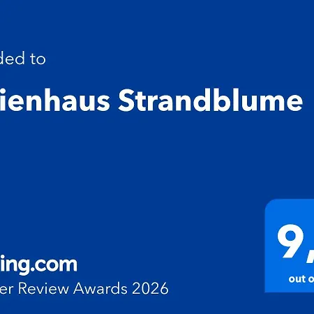 Дом отдыха Strandblume *